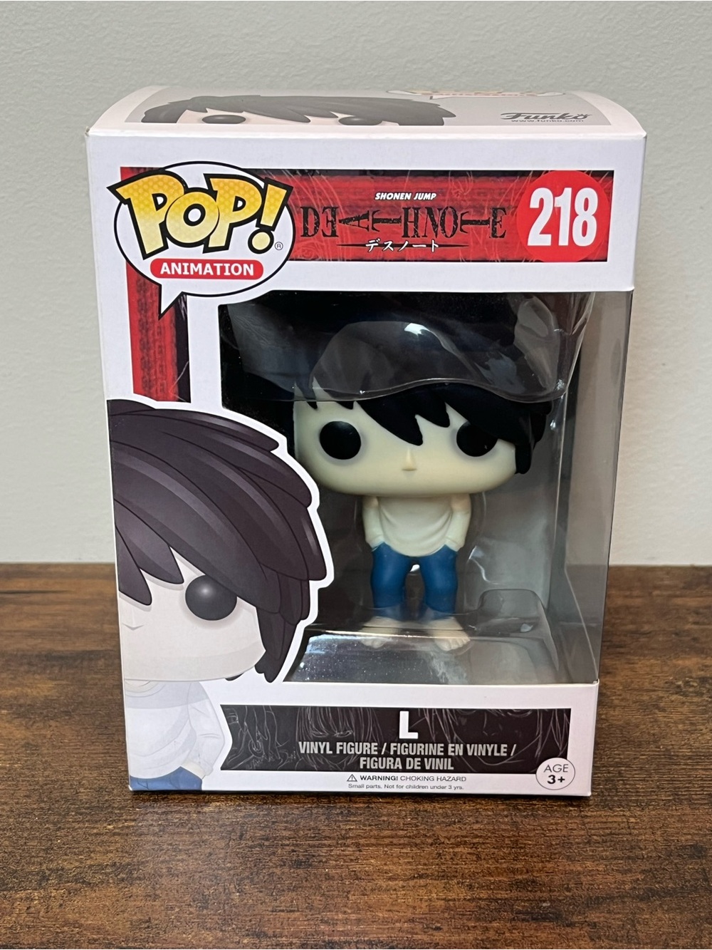Funko Pop! Animation: Death Note L #218 Vinyl Figure